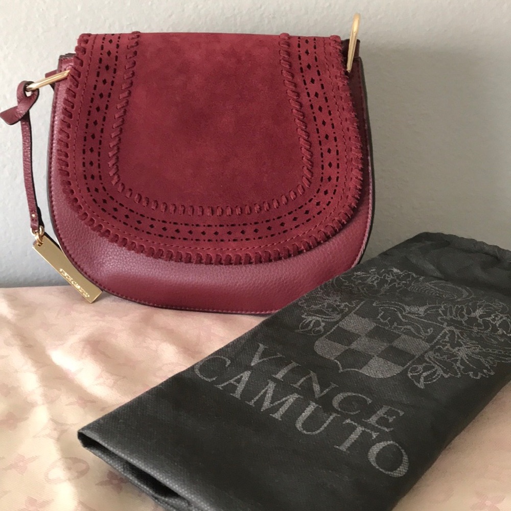 💯Authentic NWOT Vince Camino Suede Leather 👜